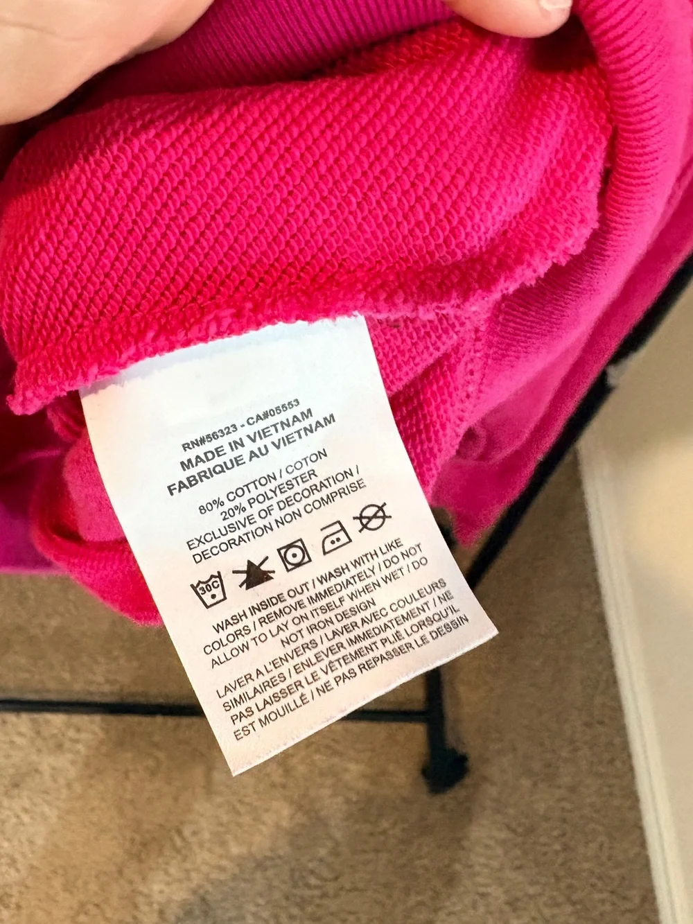 Nike Bright Pink Hoodie with Embroidered Logo